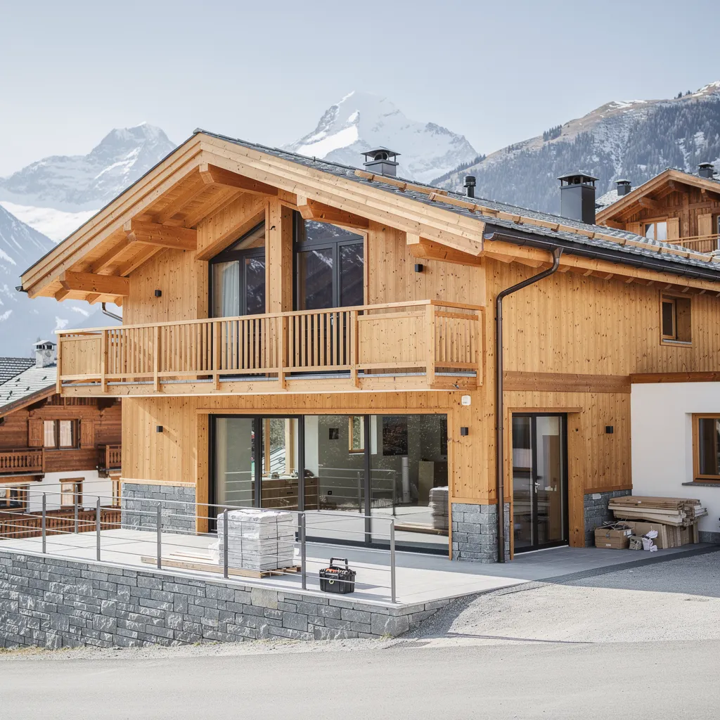 Rénovation chalets Megève et Mont-Blanc