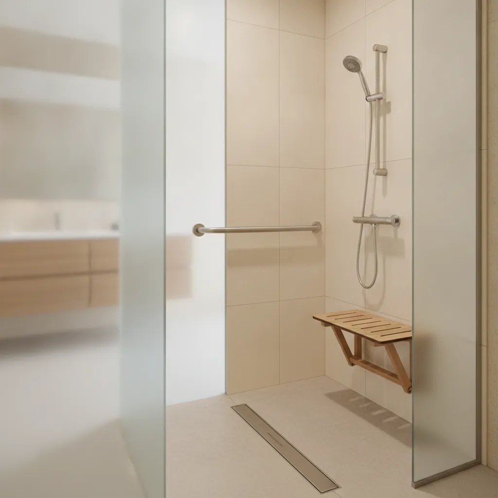 Douche accessible : normes et installation